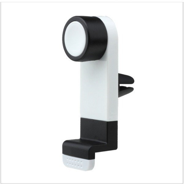 새 2개 흰색 차량용 송풍구 핸드폰 거치대 전화 선물--0