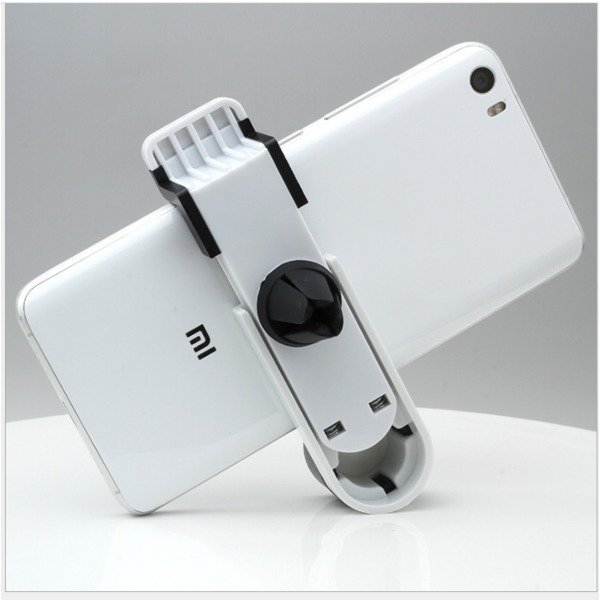 새 2개 흰색 차량용 송풍구 핸드폰 거치대 전화 선물--1