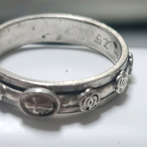 실버 회전 묵주 반지 24호 축성 안받은거 무료배송