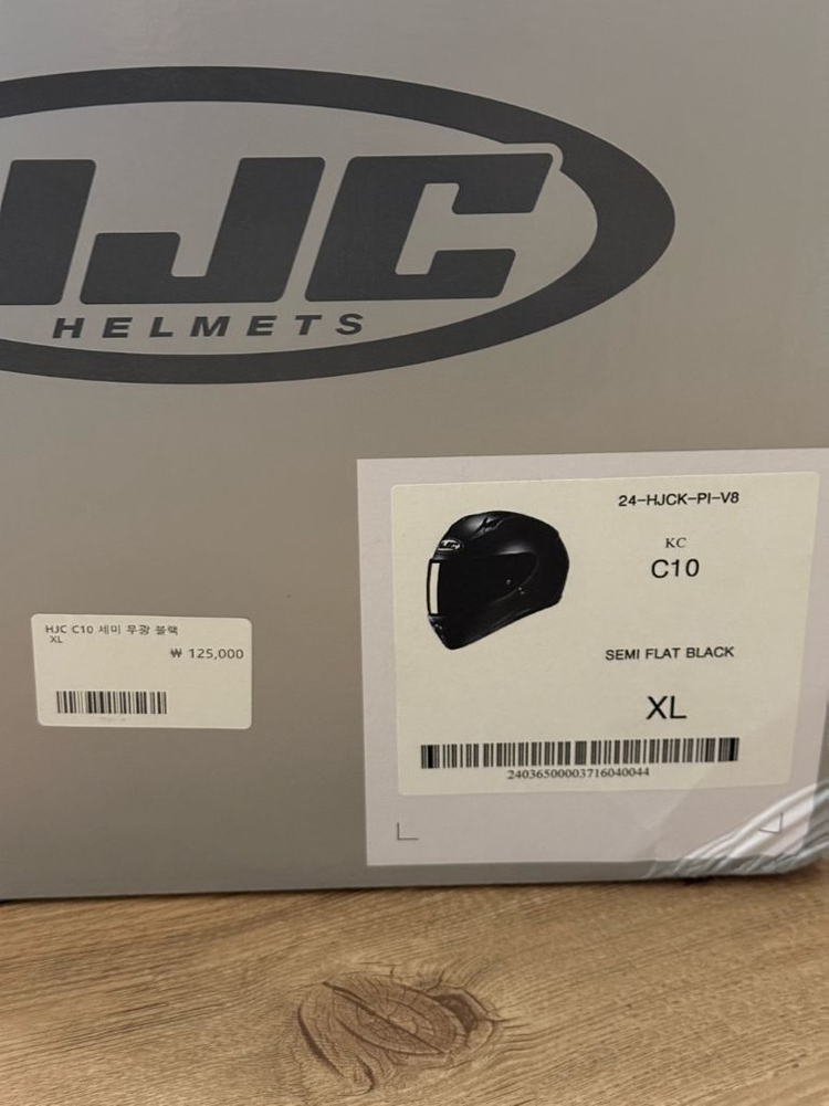 HJC C10 세미무광 블랙 XL--4