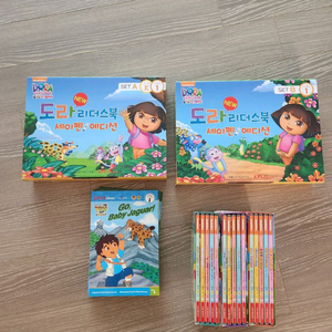 Dora도라 영어 리더스북 세트 and dvd