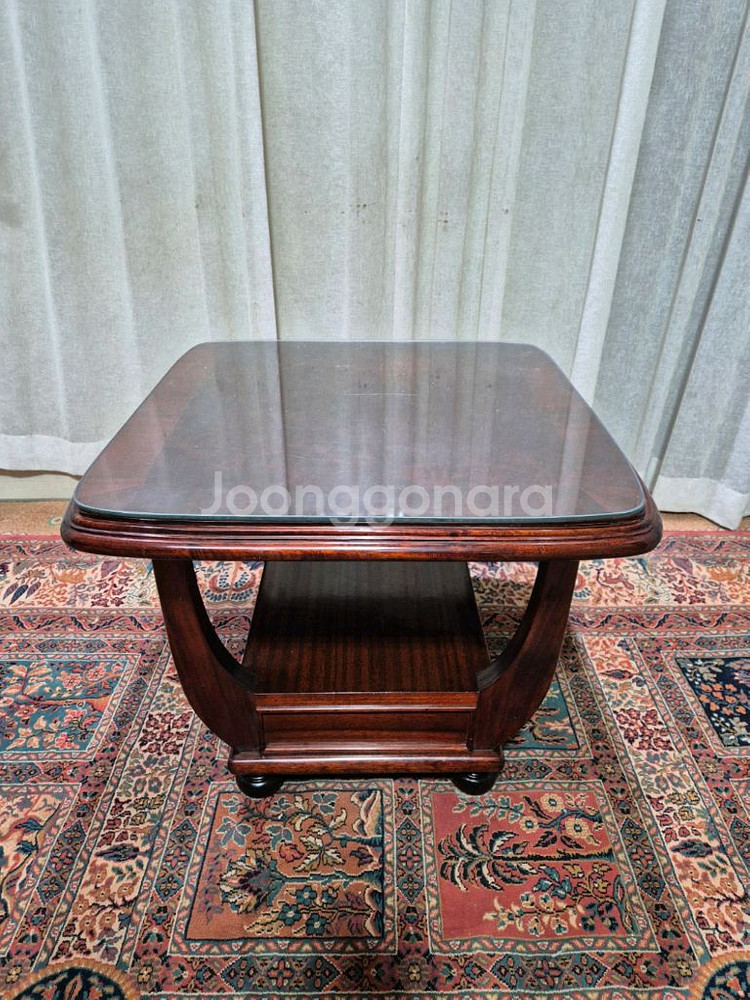 1970년대 빈티지 원목 거실테이블--1