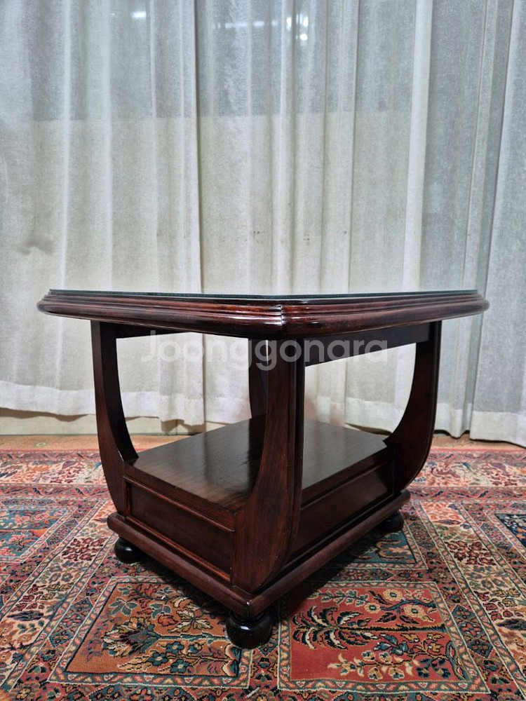 1970년대 빈티지 원목 거실테이블--2