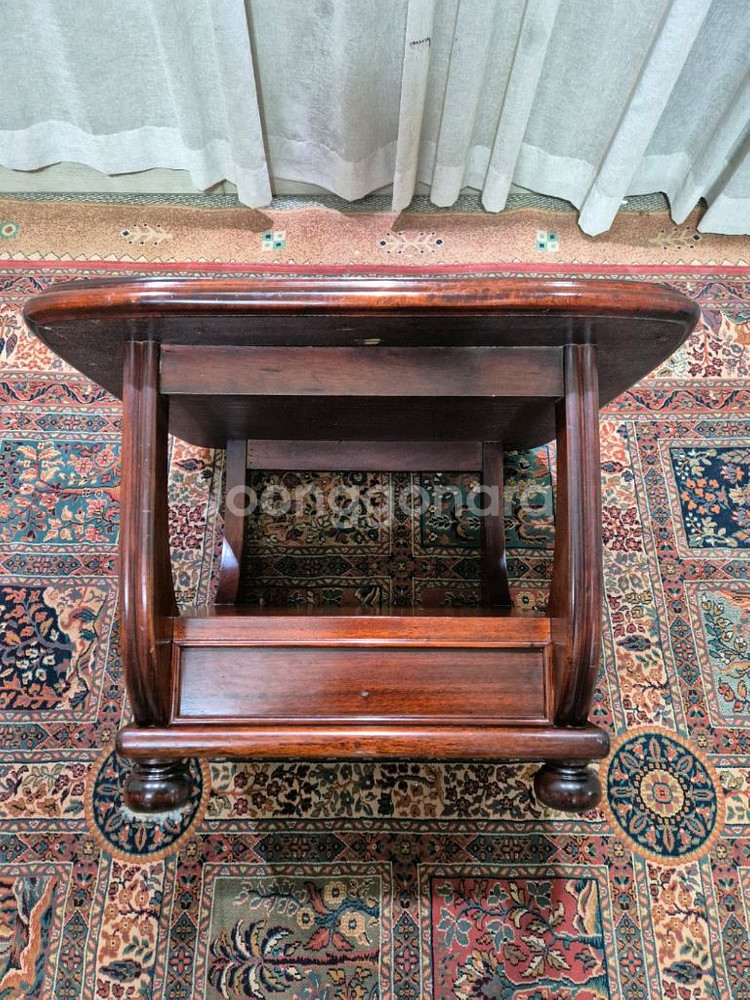 1970년대 빈티지 원목 거실테이블--4