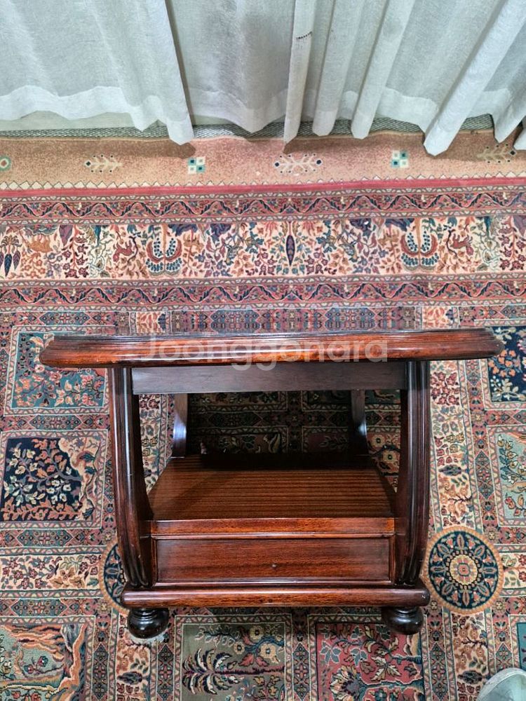 1970년대 빈티지 원목 거실테이블--5