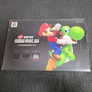 닌텐도 wii 박스 + 하드로더 + 뉴 슈퍼 마리오 브라더스 1개