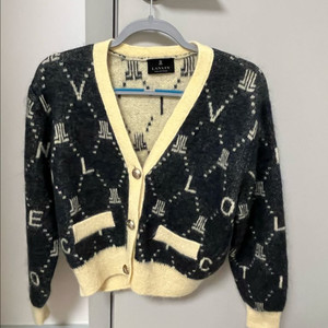 랑방 모헤어 니트가디건