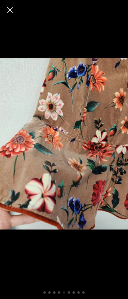 정품 오일릴리 겨울용 플라워 스커트 1회 착용.거의 새--4