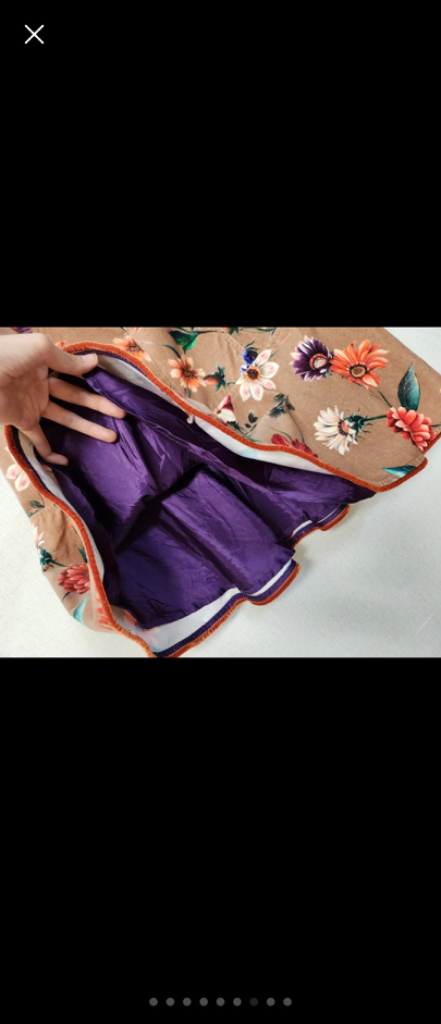 정품 오일릴리 겨울용 플라워 스커트 1회 착용.거의 새--6