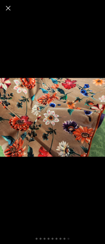 정품 오일릴리 겨울용 플라워 스커트 1회 착용.거의 새--8