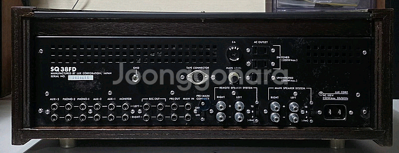 럭스만 SQ-38FD 진공관인티 (오버홀품)--4