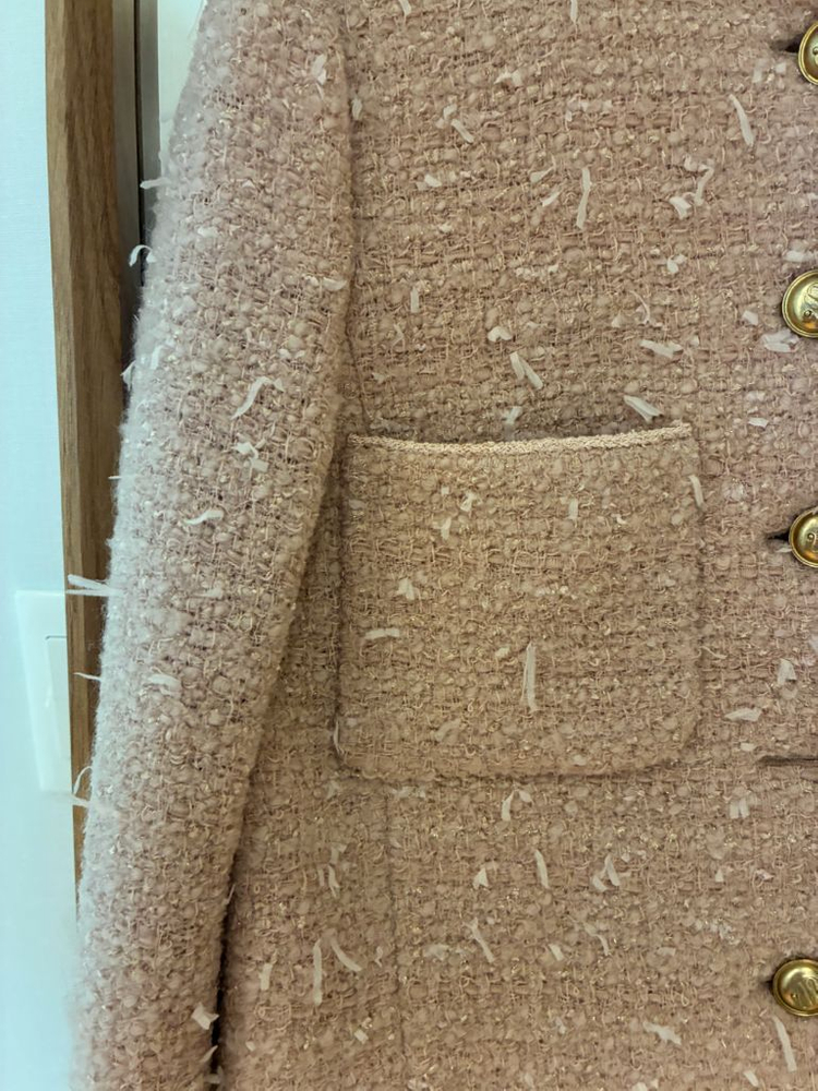 질스튜어트 뉴욕 핑크 트위드자켓--3