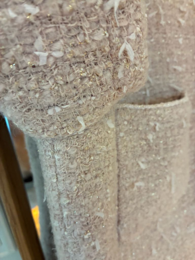 질스튜어트 뉴욕 핑크 트위드자켓--5