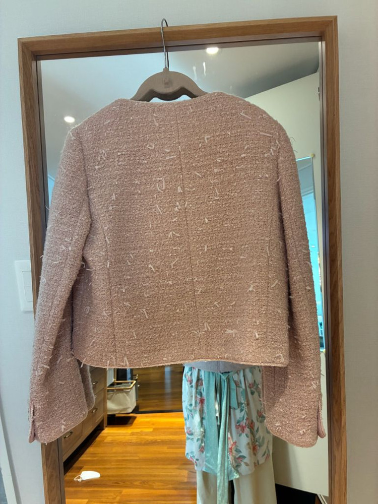 질스튜어트 뉴욕 핑크 트위드자켓--6