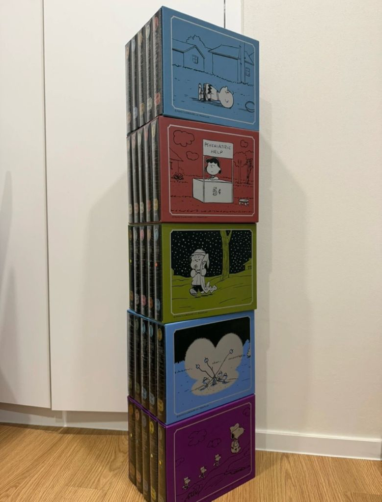 (미개봉) 피너츠 한글번역 완전판 풀세트(1950-2000)--9