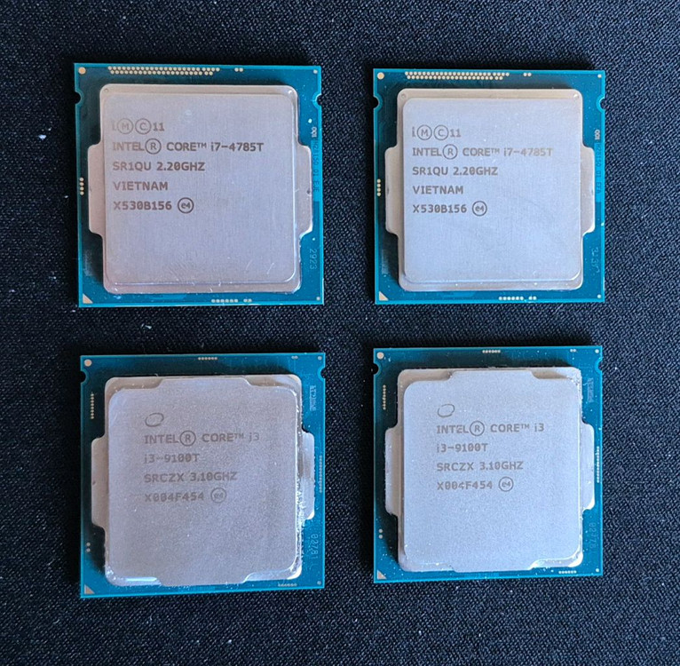 i5 8500, i7 6700k, e3 1260L v5, 1265L v2, i3 9100T) 8세대 제온 cpu 이미지