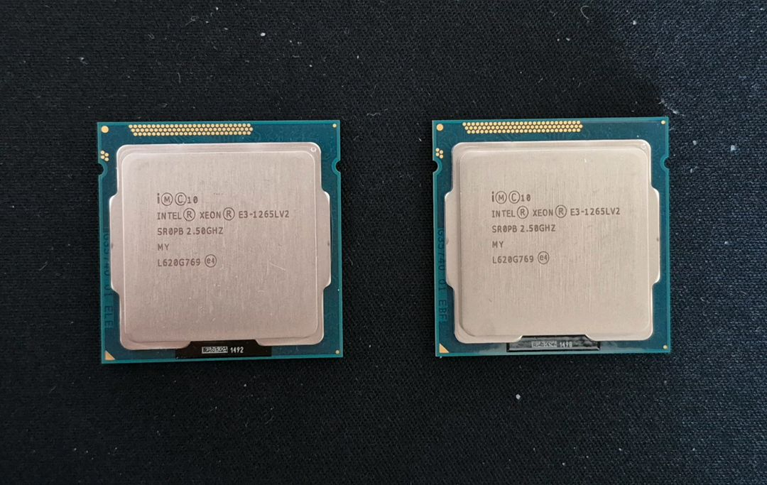 i5 8500, i7 6700k, e3 1260L v5, 1265L v2, i3 9100T) 8세대 제온 cpu 이미지