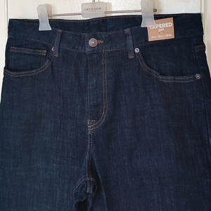 겨울청바지34 남성 기모 스판 테이퍼드 청바지 데님 빅사이즈 새상품