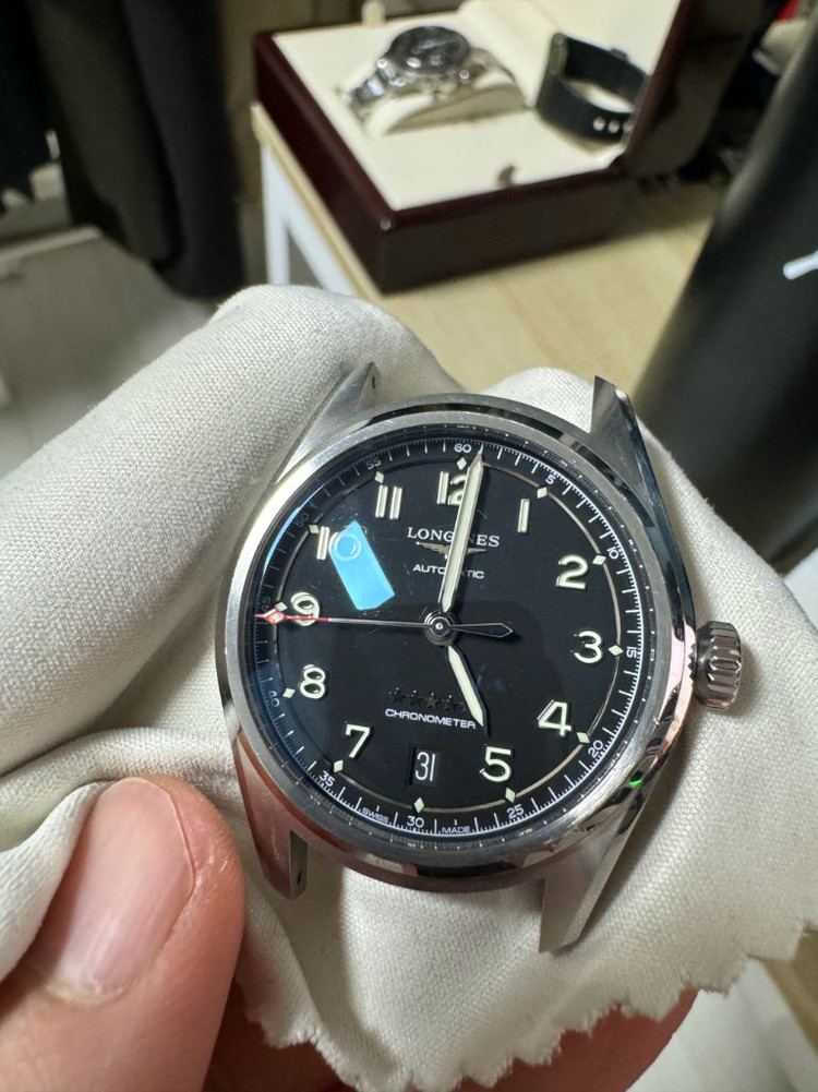 론진 스피릿 37mm 검판 이미지