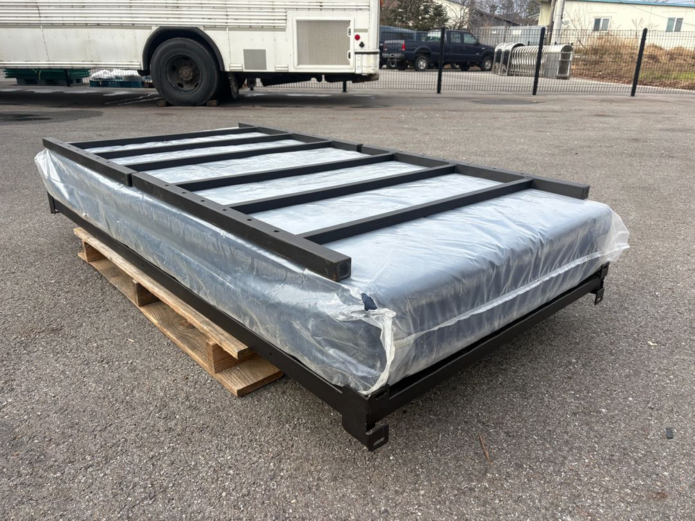 USA 미국제 미군용 1인용 싱글 침대 매트리스 + 철제 프레임 세트 이미지