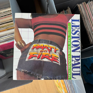 라틴 레게 Leston Paul And The New York Connection - Party On Fire LP 이미지