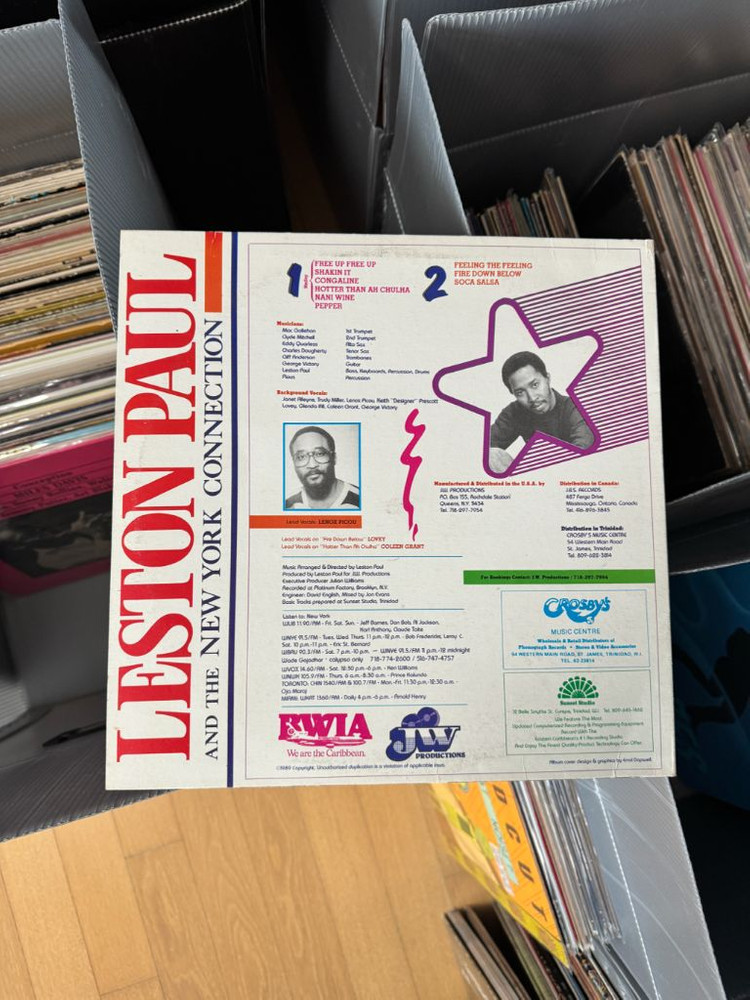 라틴 레게 Leston Paul And The New York Connection - Party On Fire LP 이미지