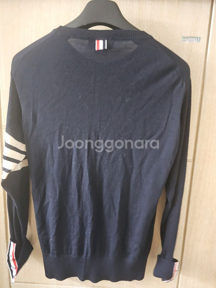 톰브라운 메리노울 사선완장 니트(3/정품)--4