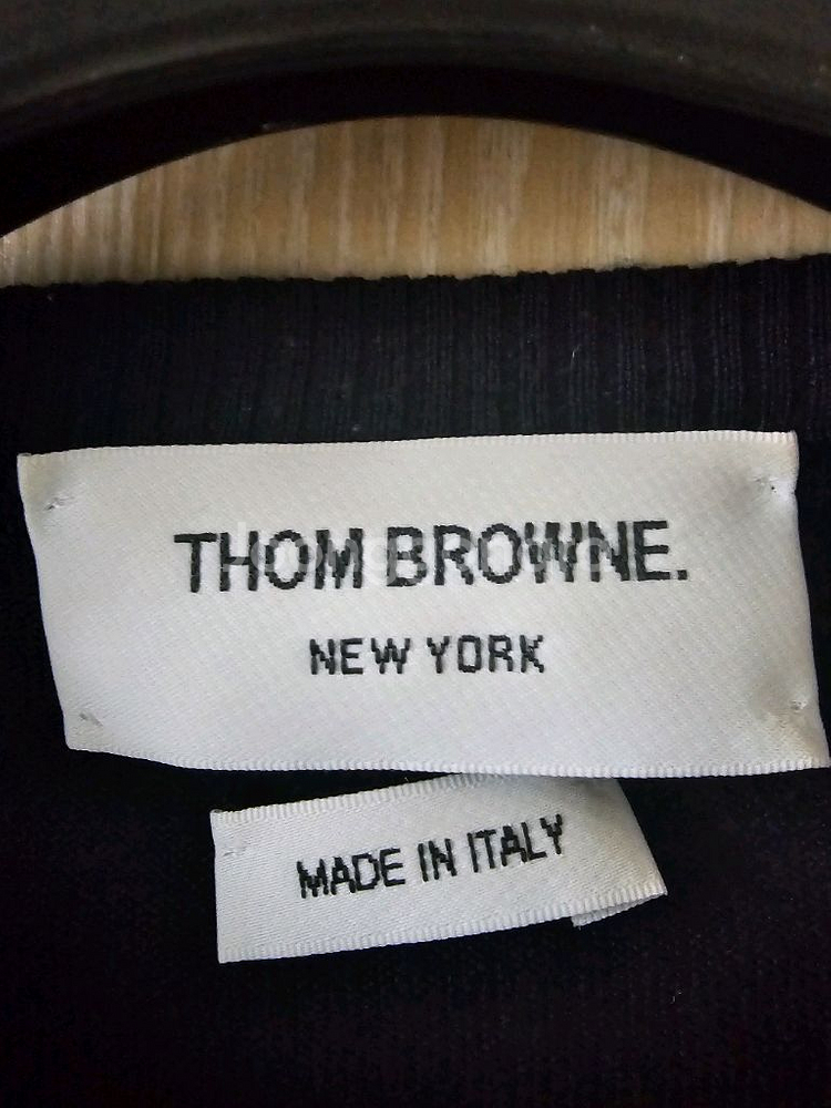 톰브라운 메리노울 사선완장 니트(3/정품)--5