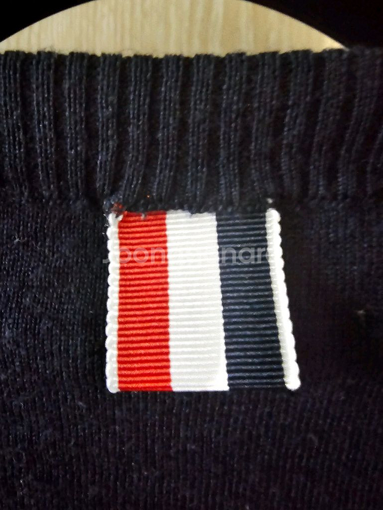 톰브라운 메리노울 사선완장 니트(3/정품)--6