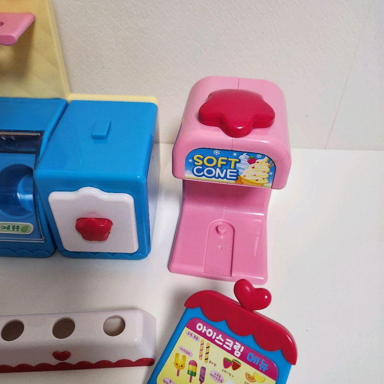 달님이 아이스크림 가게 놀이 세트--2