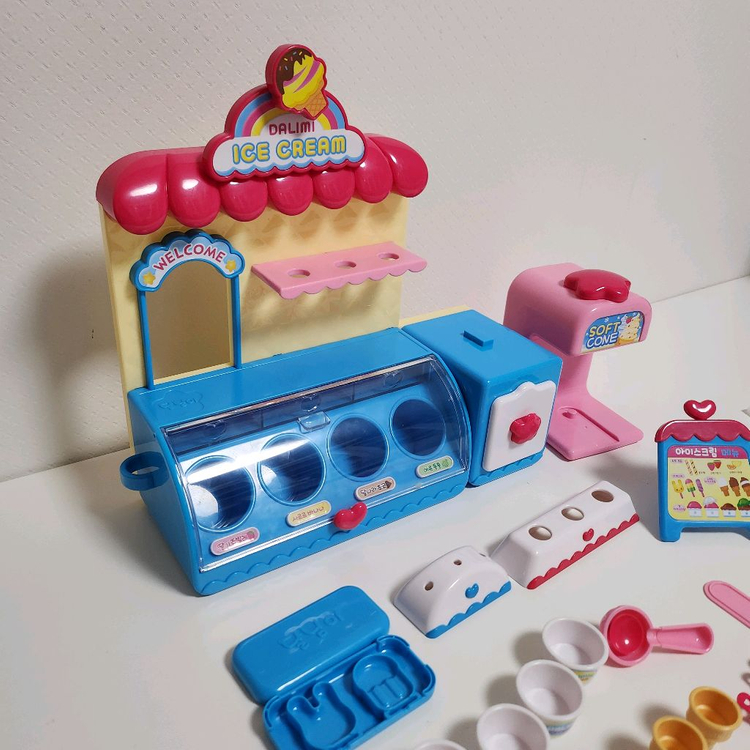 달님이 아이스크림 가게 놀이 세트--4