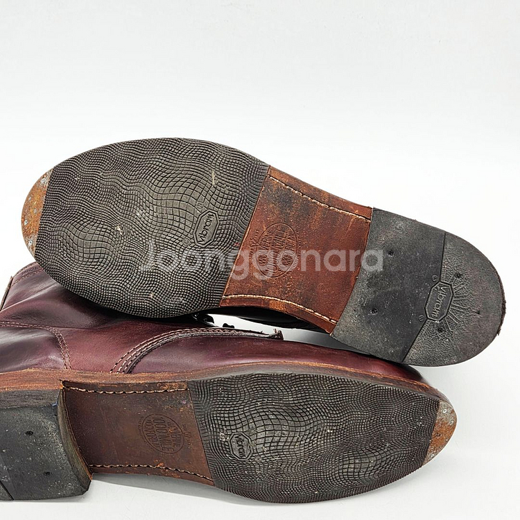 울버린 1000마일 플레인토 워크부츠 버건디 (7 1/2 D)--2