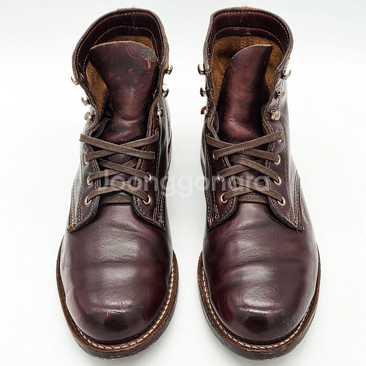 울버린 1000마일 플레인토 워크부츠 버건디 (7 1/2 D)--4