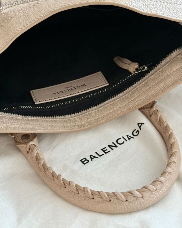 발렌시아가 메탈릭 엣지 스몰 시티백 모터백--8