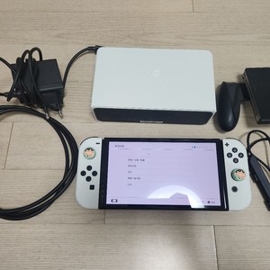 닌텐도스위치 oled 화이트 a급