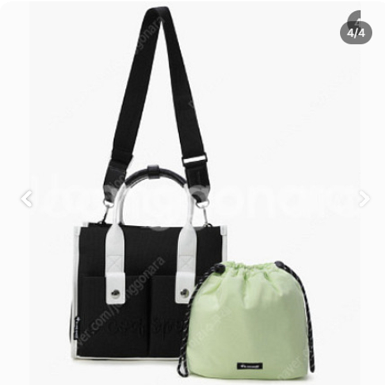 르꼬끄 스포르티브 골프 여성스퀘어 토트백--3