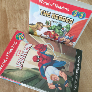 마블 World of Reading 영어 원서 9권+CD세트, 추가책5권