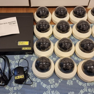 한화 삼성 NVR + 카메라 16대 지능형 CCTV 풀세트