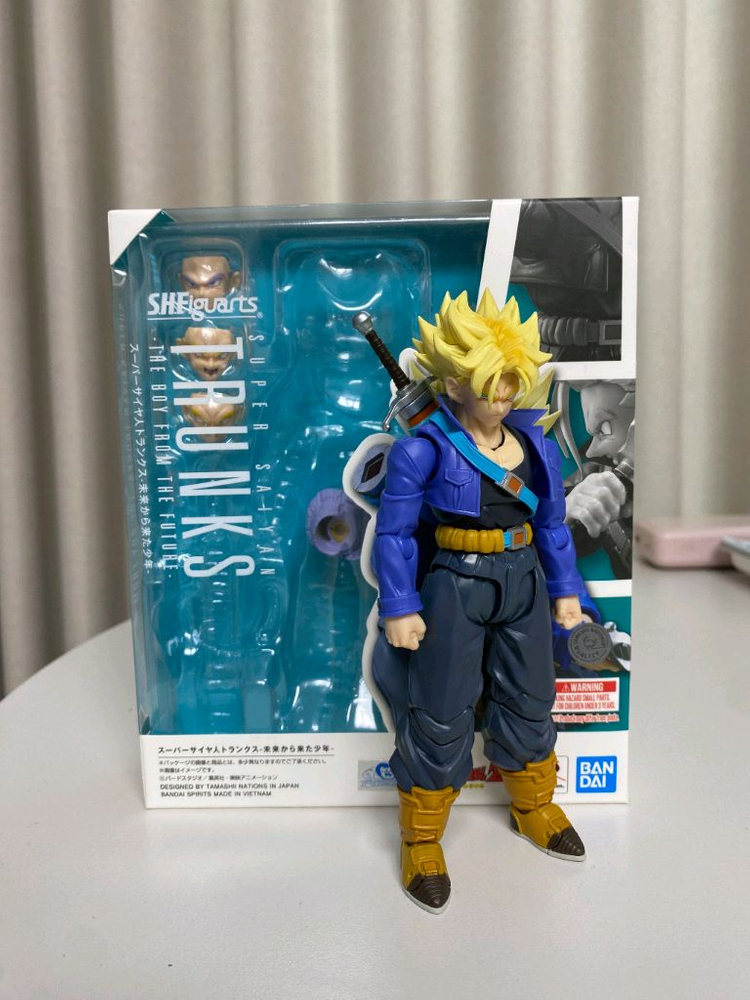 shf 미래 트랭크스 재판 버전 + 커스텀 헤드--2