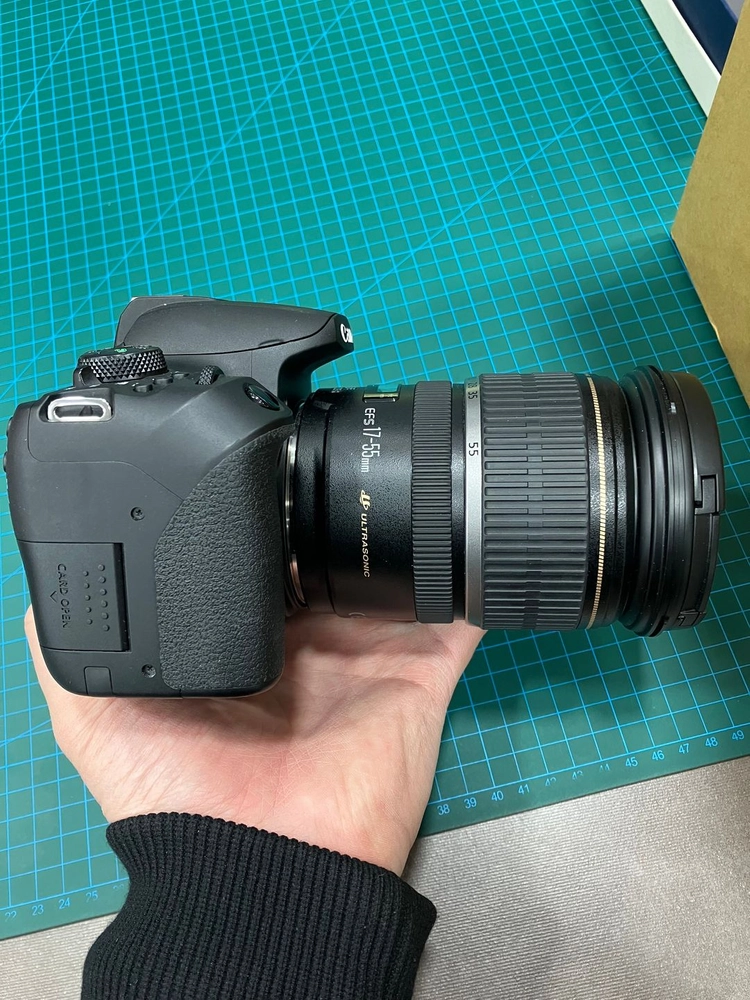 캐논 EOS 850D + EF-S 17-55mm 렌즈 ,포텍스 E400 SS-B 스튜디오 조명 세트 이미지