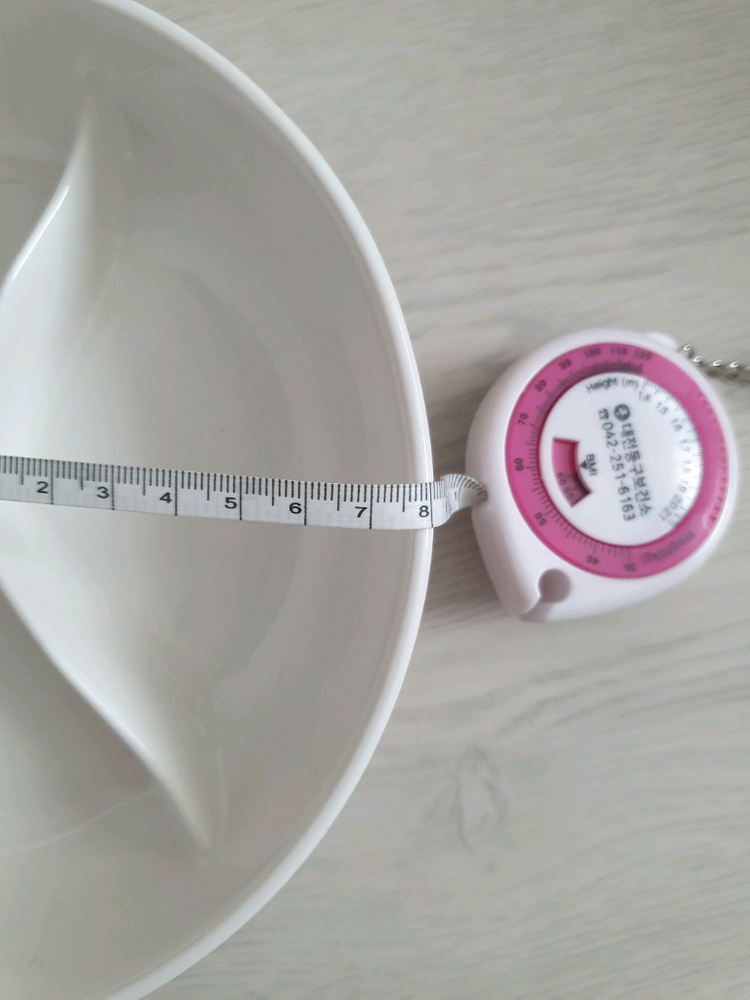 쯔비벨블루 동서 3칸 접시 밀폐 용기 4개 일괄. 새상품 대용량 꽃무늬 도자기 분할 찬통 그릇 3구 3절 이미지