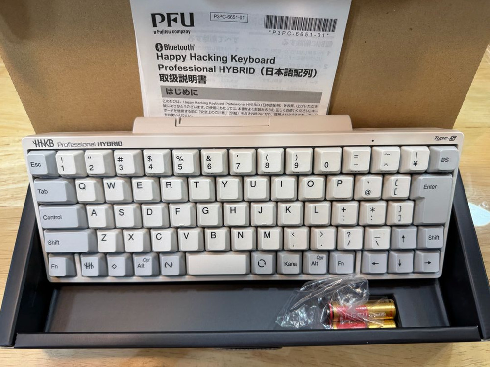 해피해킹 하이브리드 타입S 일본어 키보드 hhkb PD-KB820WS 팝니다--0