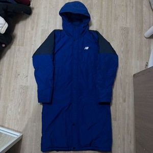 뉴발란스 남성 후드 롱패딩 L/100 이미지