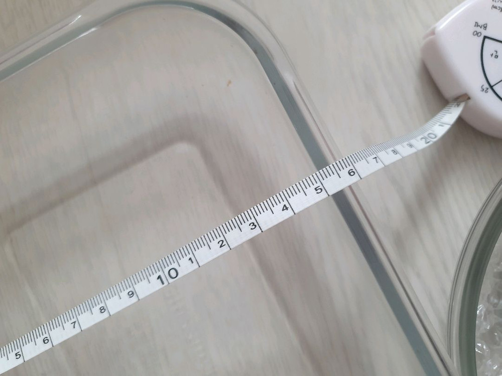 글라스락 원형 직각 유리 접시 밀폐용기 6개 일괄. 새상품 돔형 반찬통 케익 빵 샐러드 잡채 보관용기 이미지