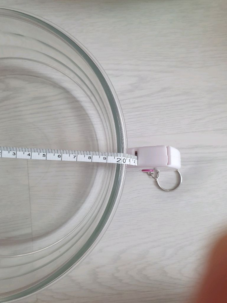 글라스락 원형 직각 유리 접시 밀폐용기 6개 일괄. 새상품 돔형 반찬통 케익 빵 샐러드 잡채 보관용기 이미지