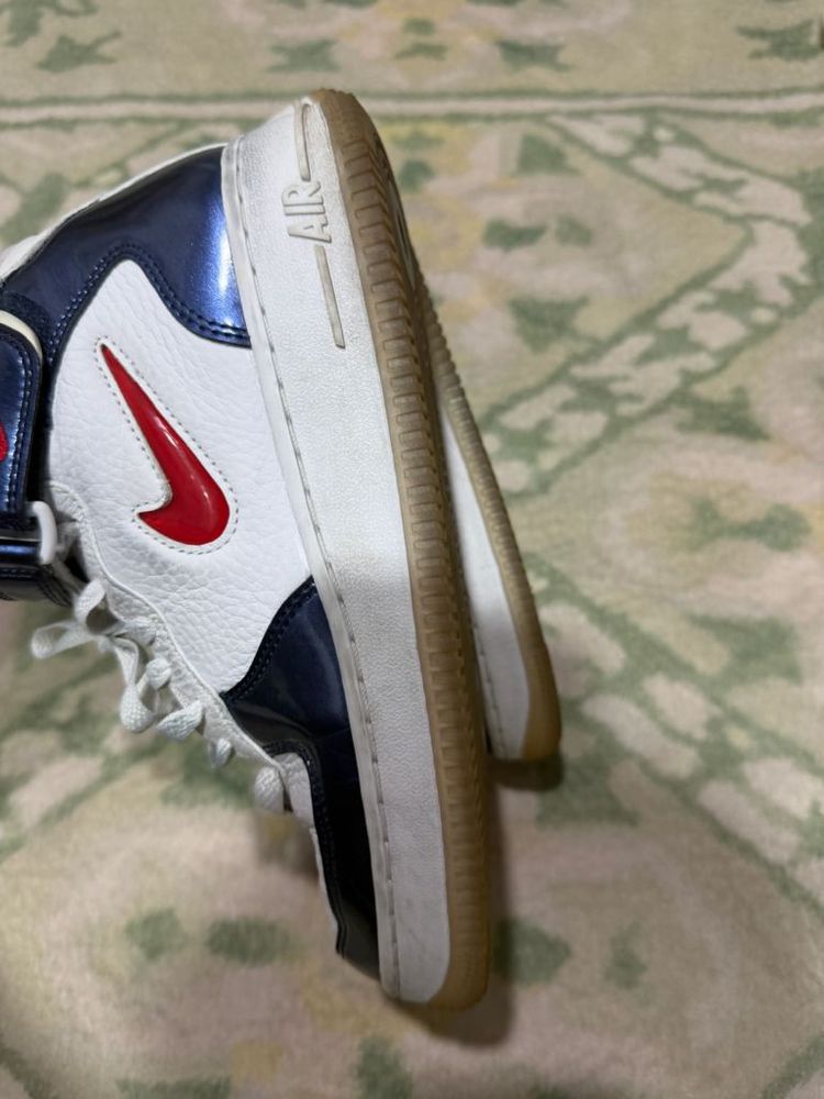 나이키 에어포스1 미드 유니버시티 240 / 나이키 운동화--5