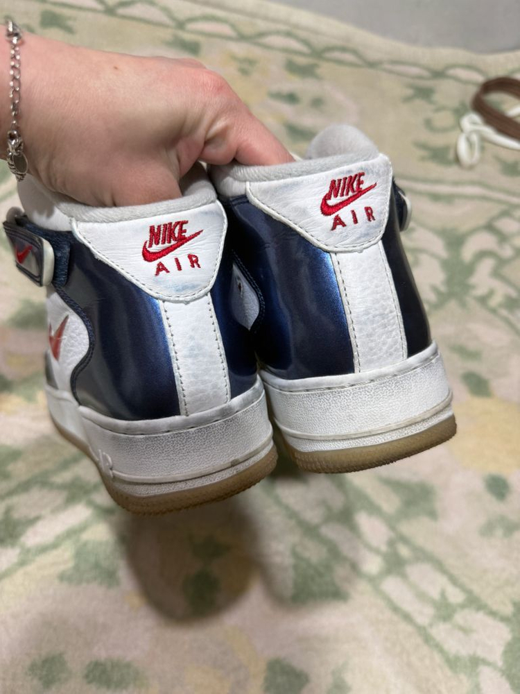 나이키 에어포스1 미드 유니버시티 240 / 나이키 운동화--7