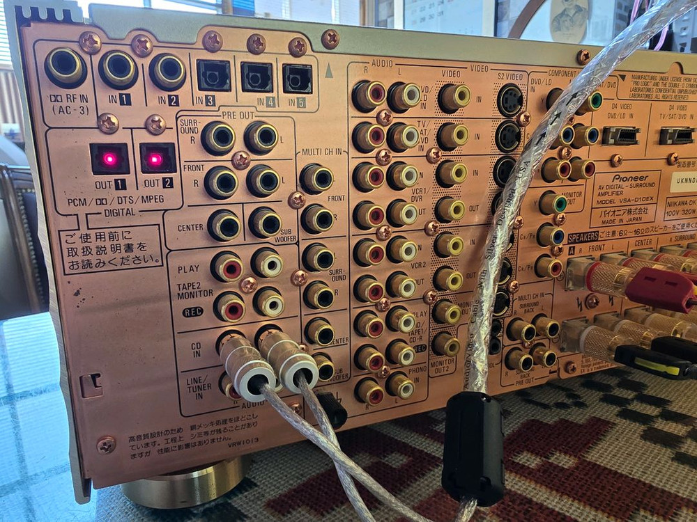 빈티지 명기 파이오니아 VSA-D10EX AV디지탈 서라운드 앰프--7