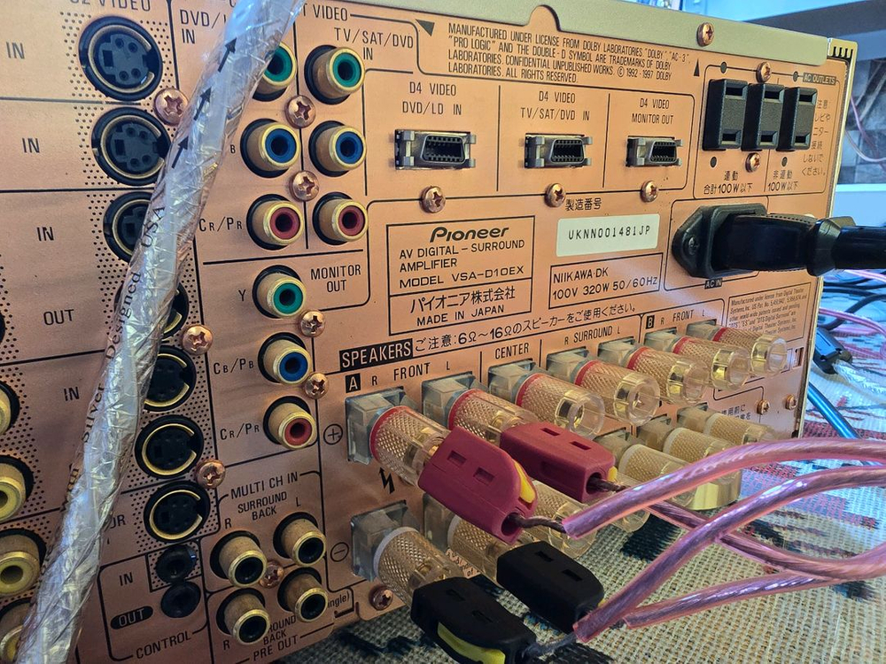 빈티지 명기 파이오니아 VSA-D10EX AV디지탈 서라운드 앰프--8