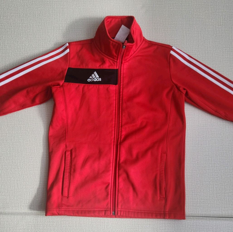 아디다스키즈 빨간색 기모져지 75(140)--3